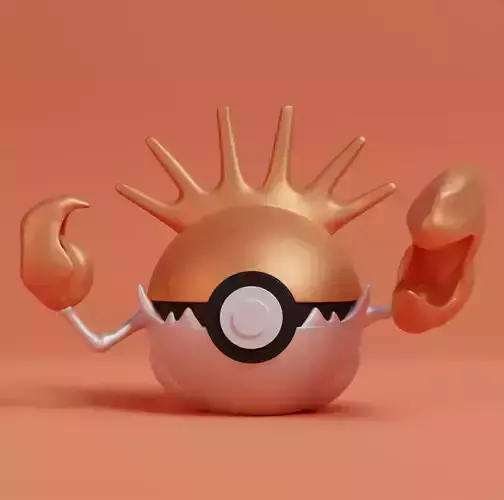 Pokemon Kingler Pokeball  3D print model