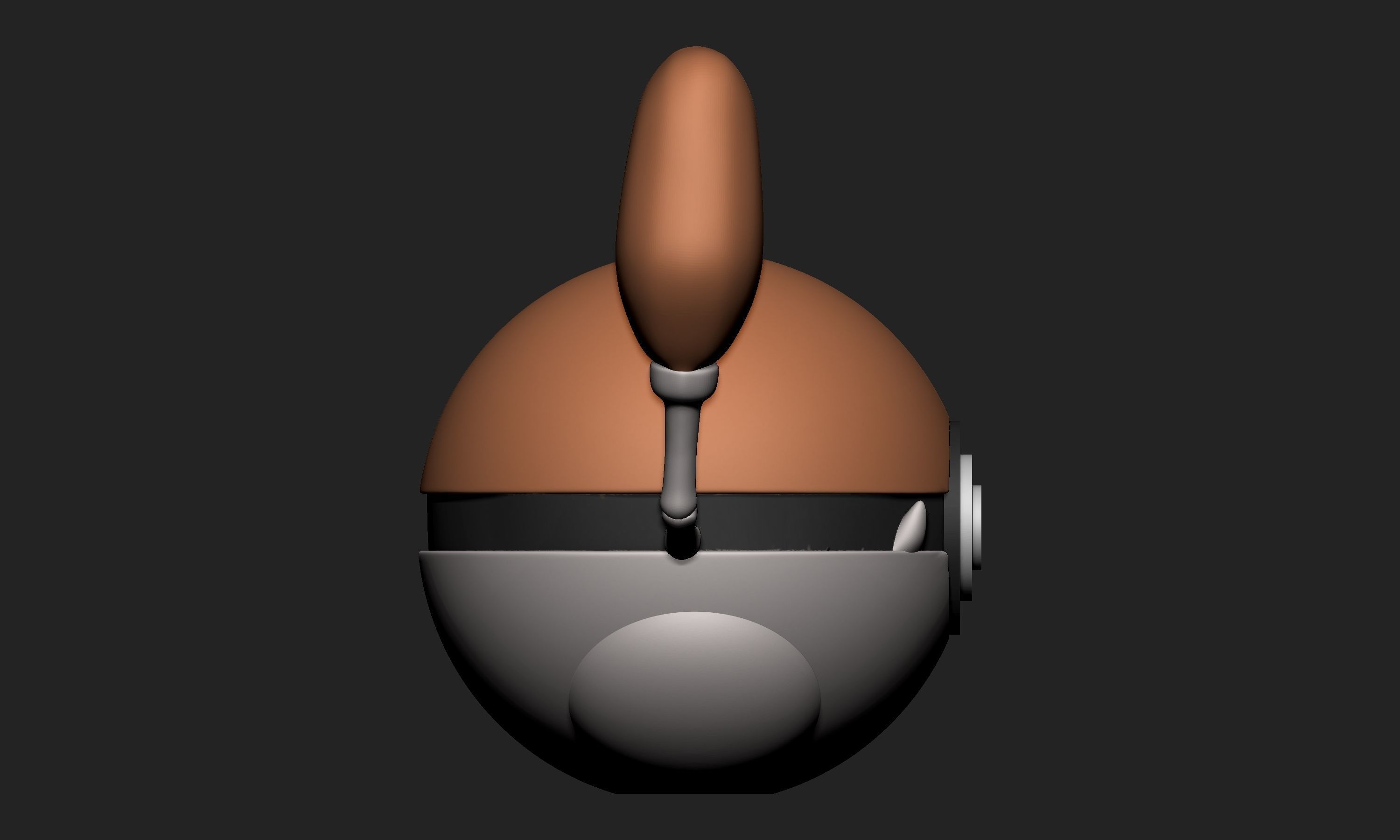 Pokemon Krabby Kingler Pokeball 3D print model_10