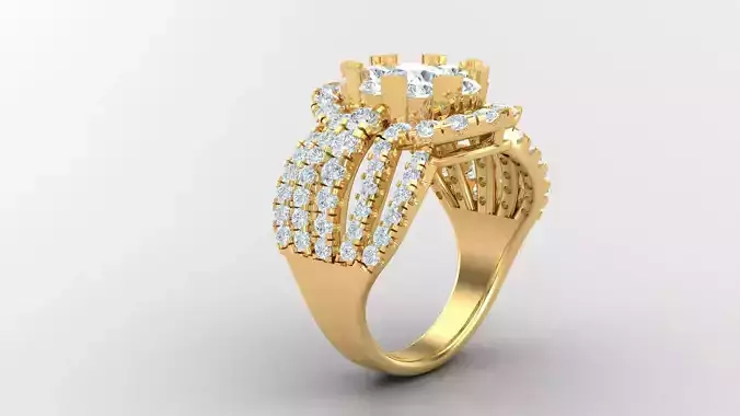 Diamond Man Ring Cad  MR  70