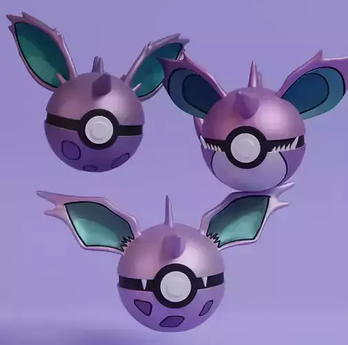 Pokemon Male Nidoran Line Pokeball 