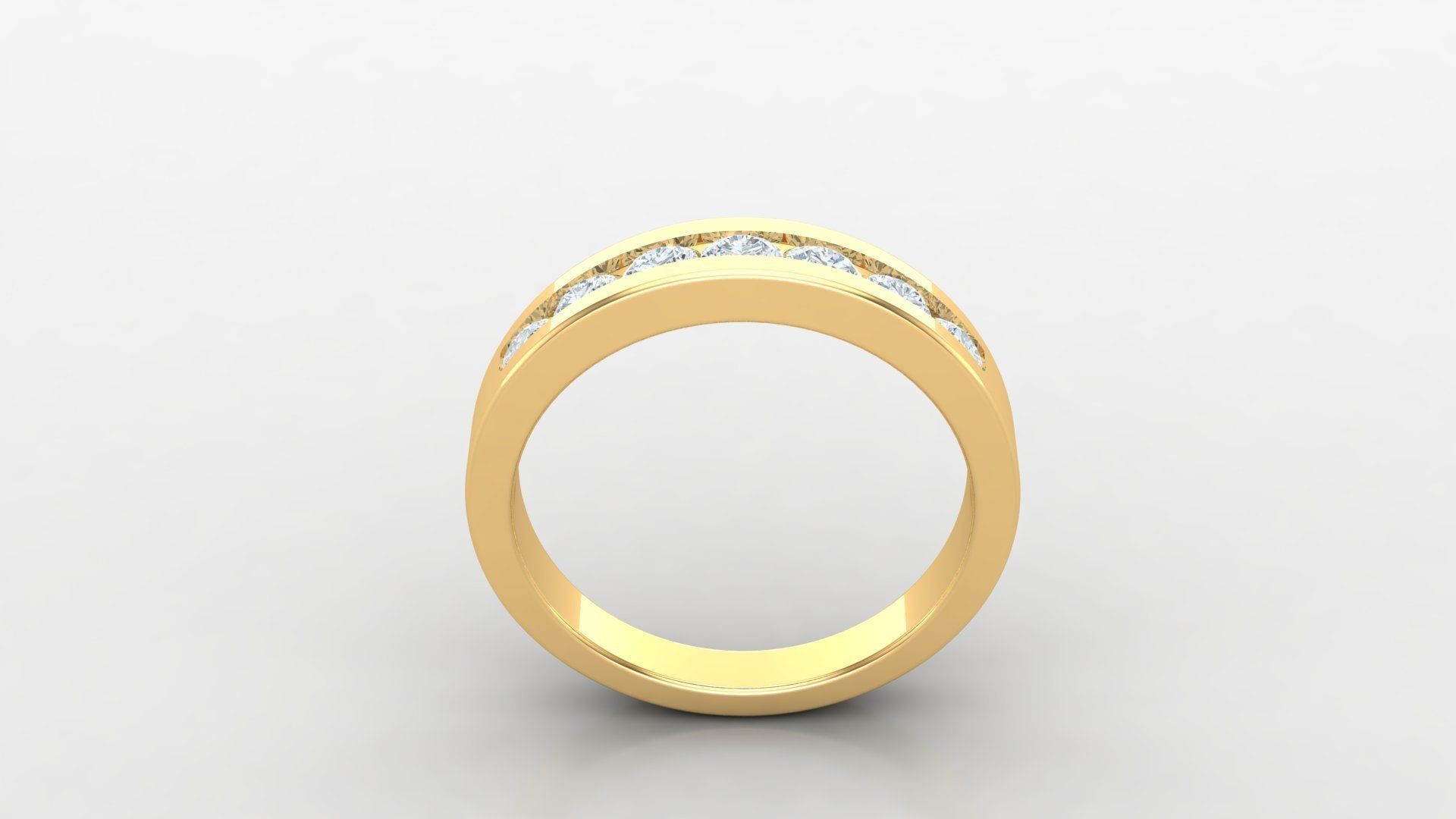 Diamond Man Ring Cad  MR  65 3D print model_2