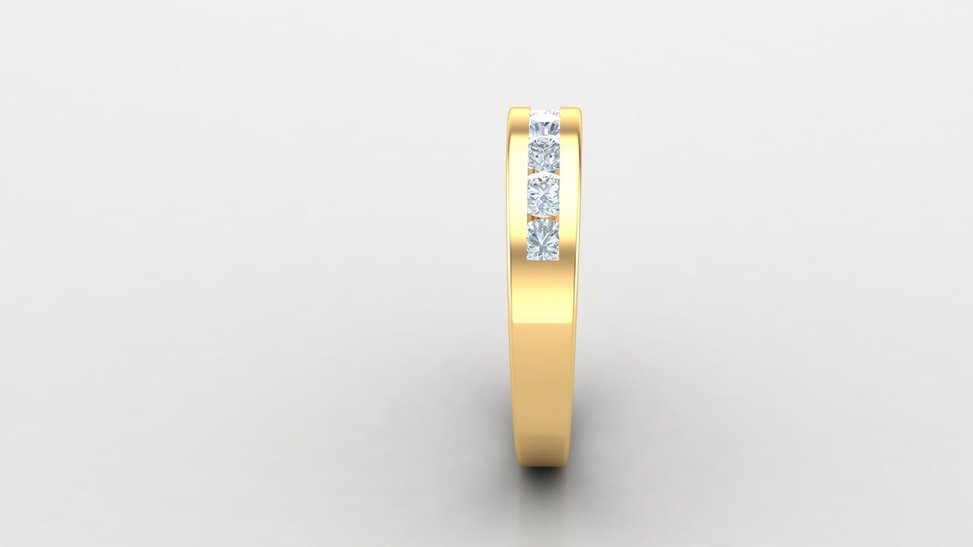 Diamond Man Ring Cad  MR  65 3D print model_3