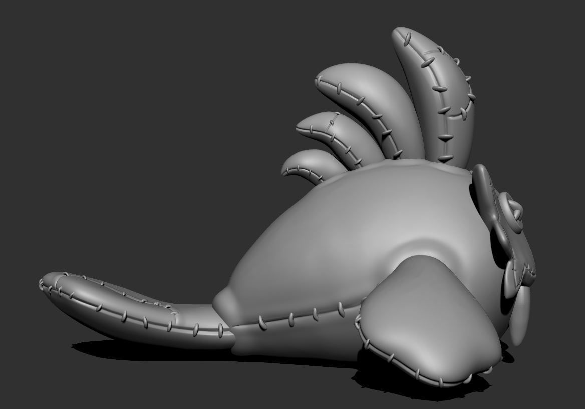 Zelda Sand Seal plush model  3D print model_2