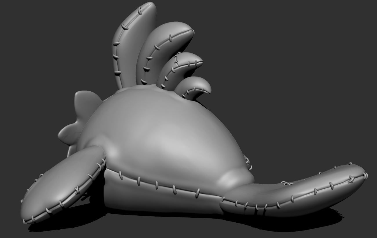 Zelda Sand Seal plush model  3D print model_3