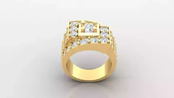 Diamond Man Ring Cad  MR  63