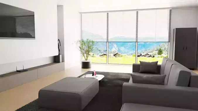 Living Room interior by Nikdox