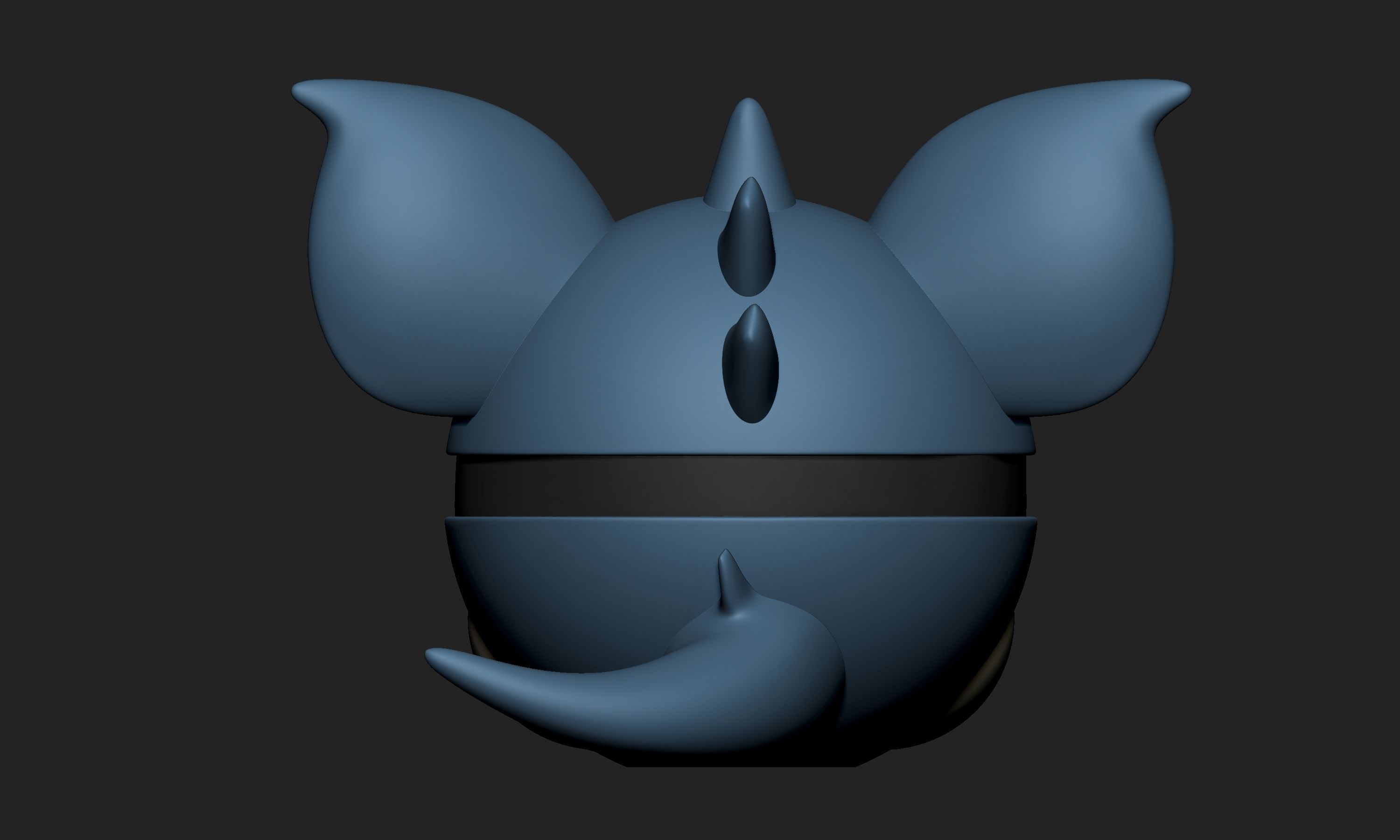 Pokemon Nidoqueen Pokeball  3D print model_5