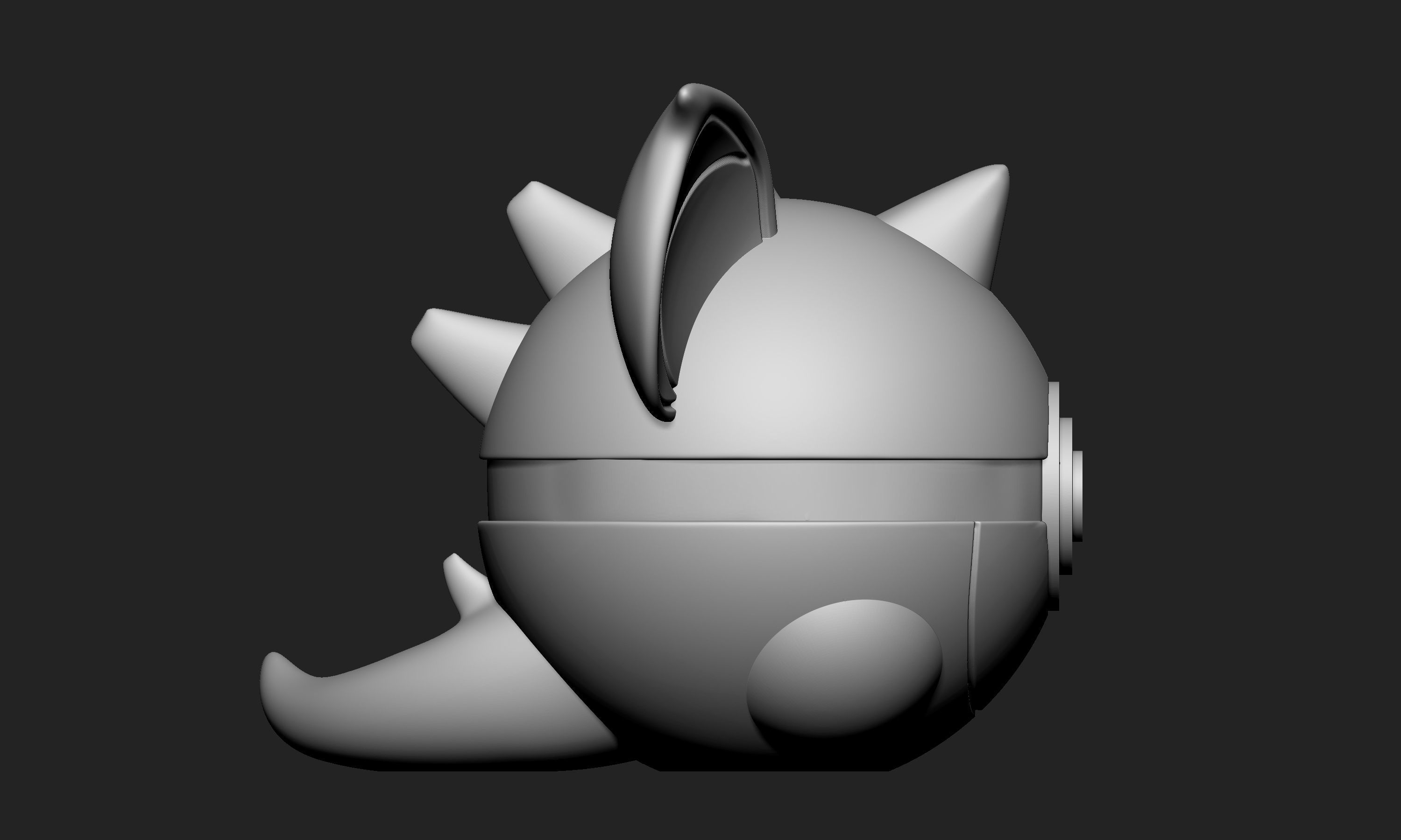 Pokemon Nidoqueen Pokeball  3D print model_7