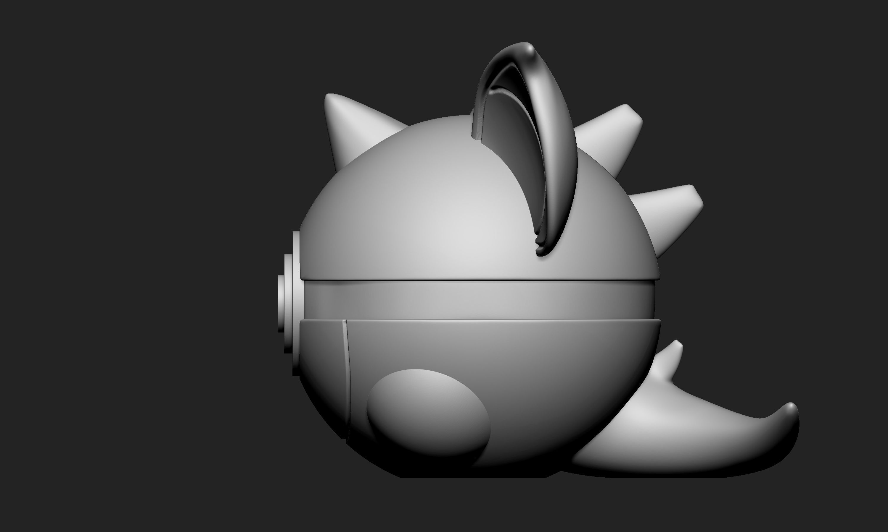 Pokemon Nidoqueen Pokeball  3D print model_3