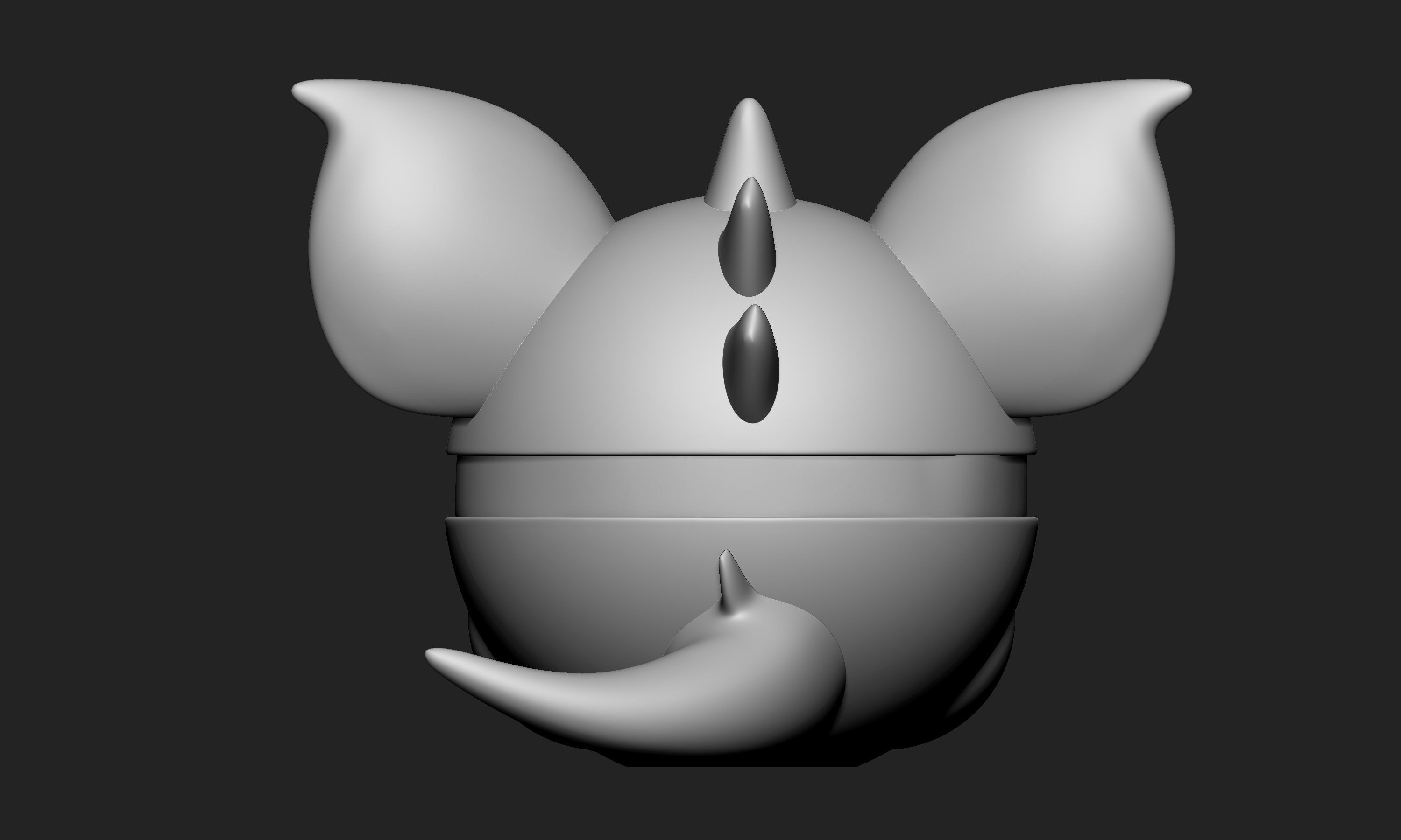 Pokemon Nidoqueen Pokeball  3D print model_6