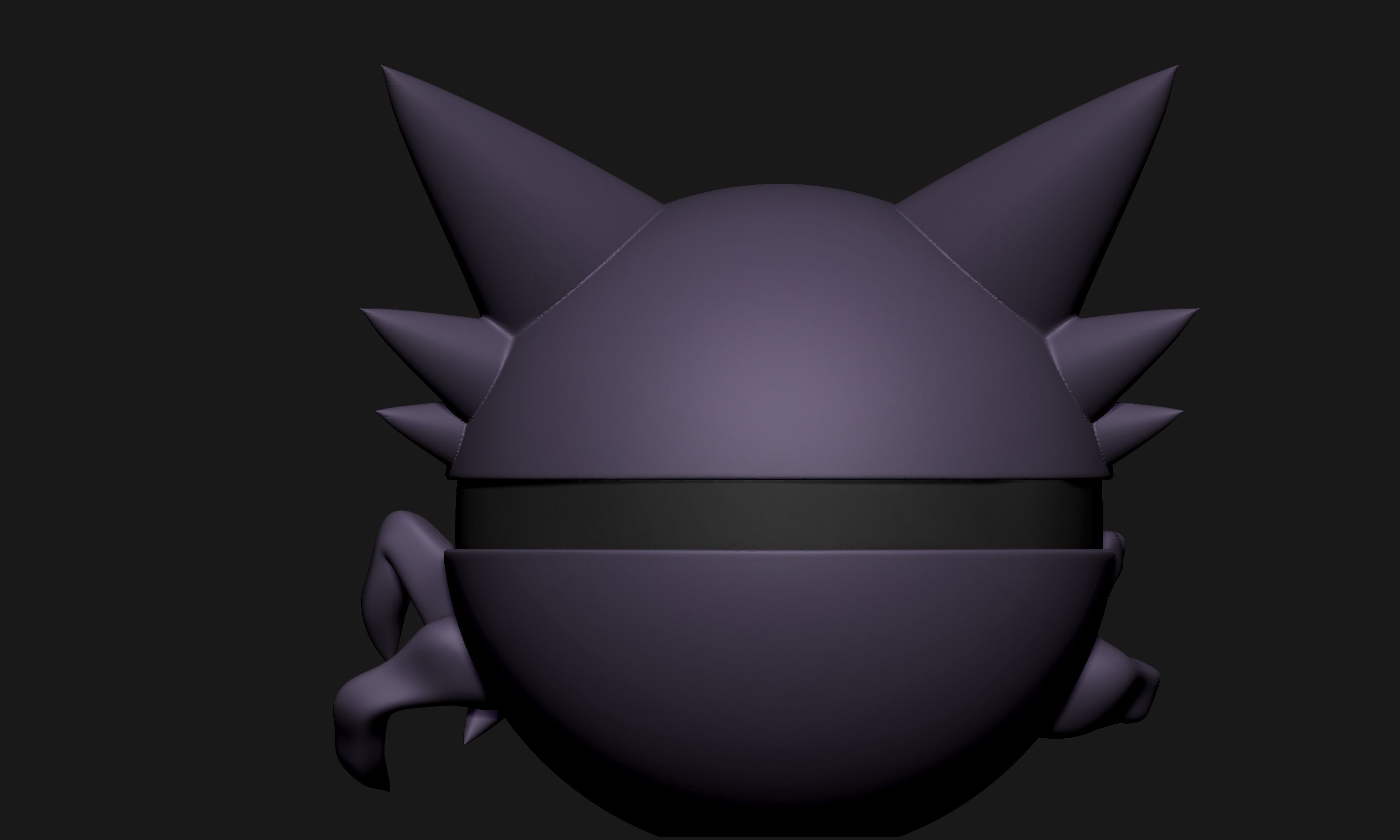 Pokemon Haunter Pokeball  3D print model_5