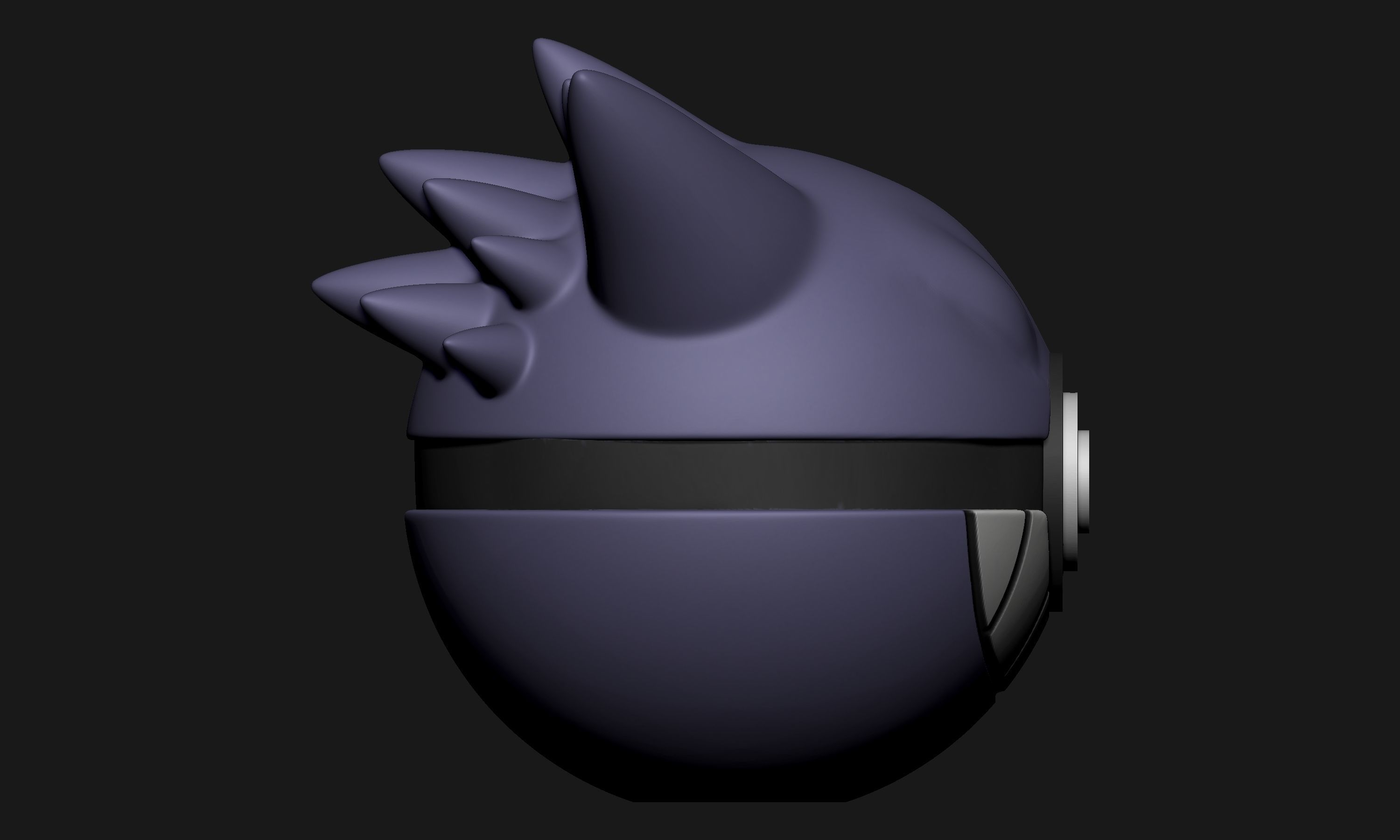 Pokemon Gengar Pokeball 3D print model_8