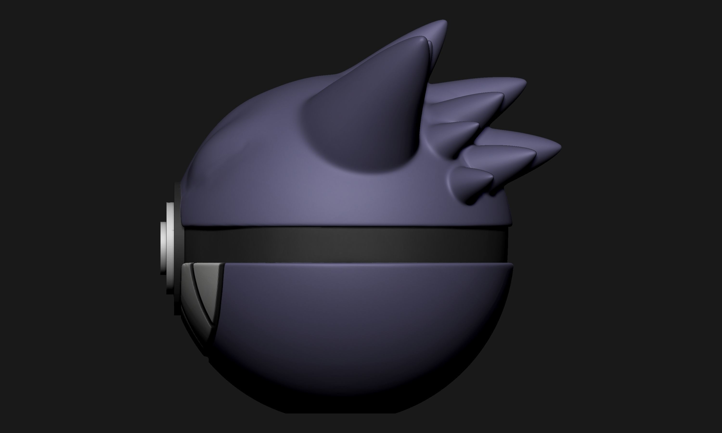 Pokemon Gengar Pokeball 3D print model_4