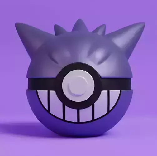 Pokemon Gengar Pokeball 3D print model