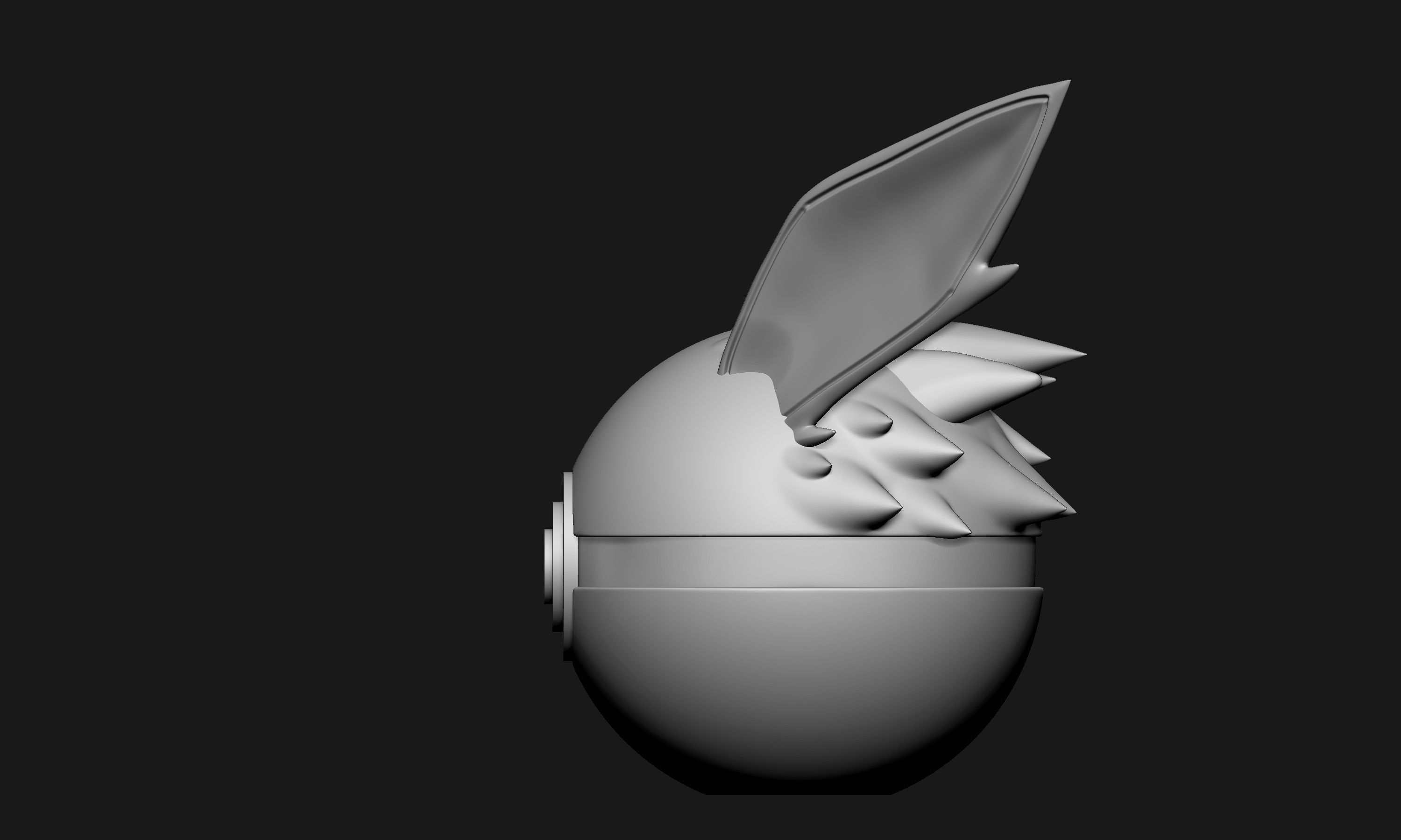 Pokemon Jolteon Pokeball 3D print model_3