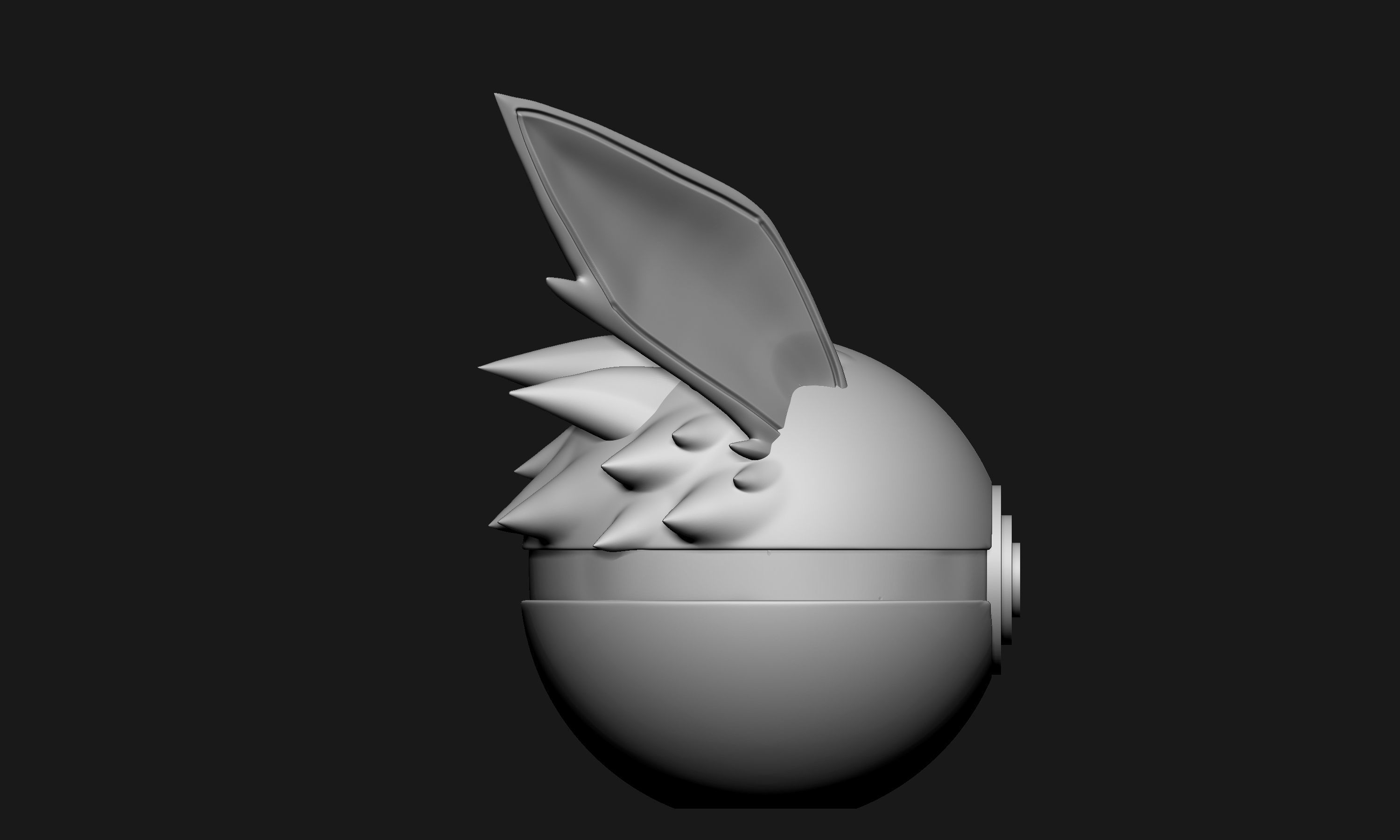 Pokemon Jolteon Pokeball 3D print model_6