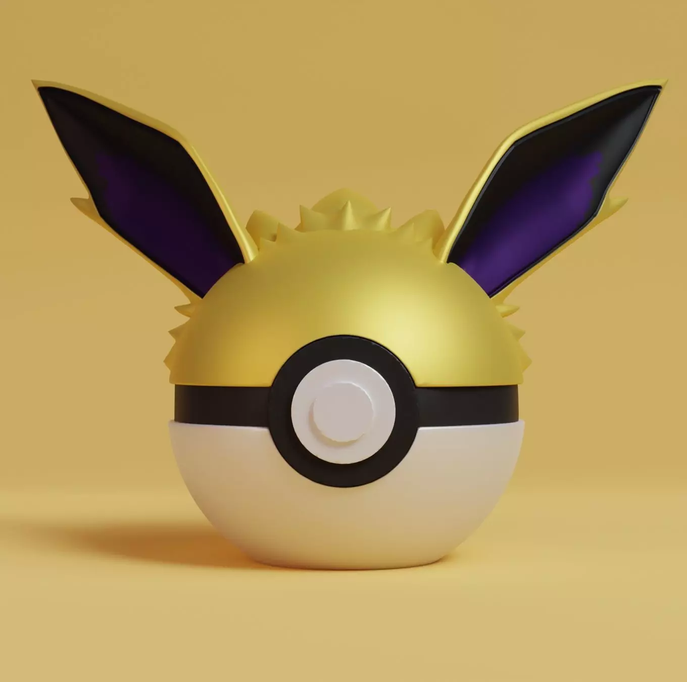 Pokemon Jolteon Pokeball 3D print model_0