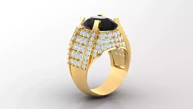 Diamond Man Ring Cad  MR  57