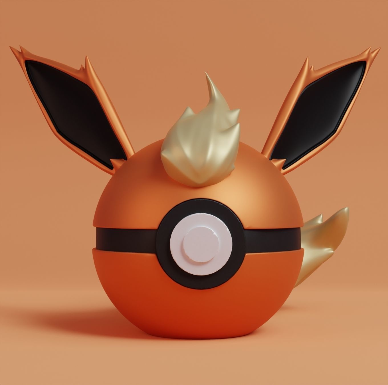 Pokemon Eeveelutions Pokeball 3D print model_1