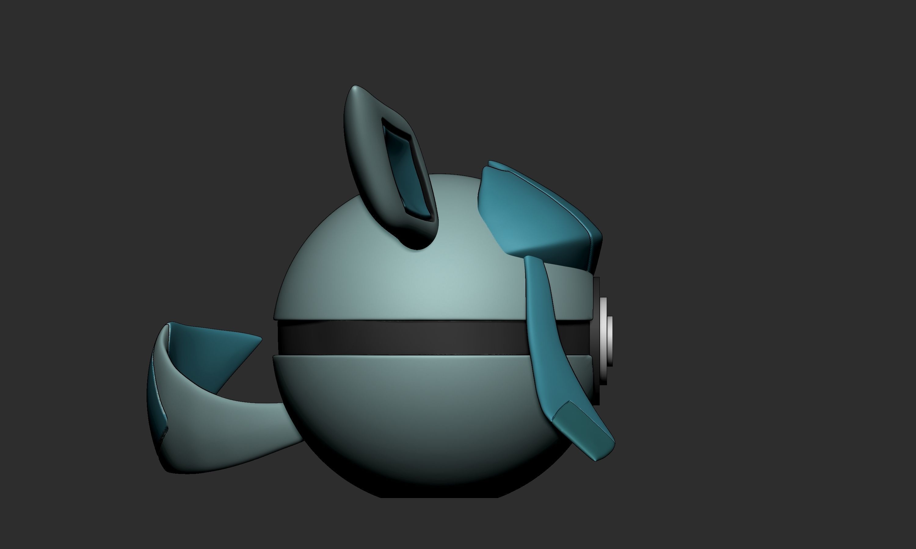 Pokemon Eeveelutions Pokeball 3D print model_32