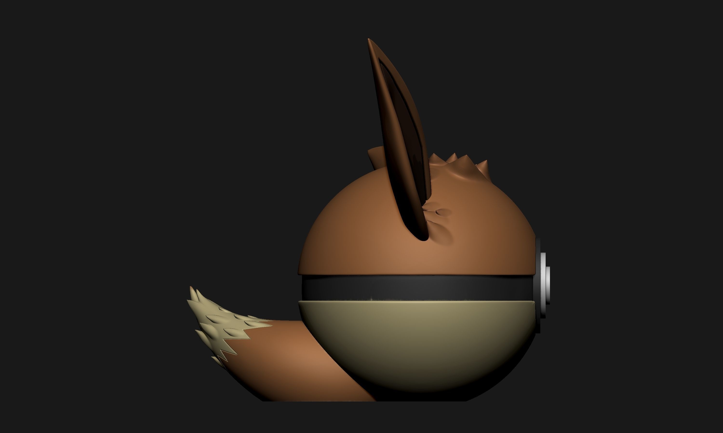 Pokemon Eeveelutions Pokeball 3D print model_18