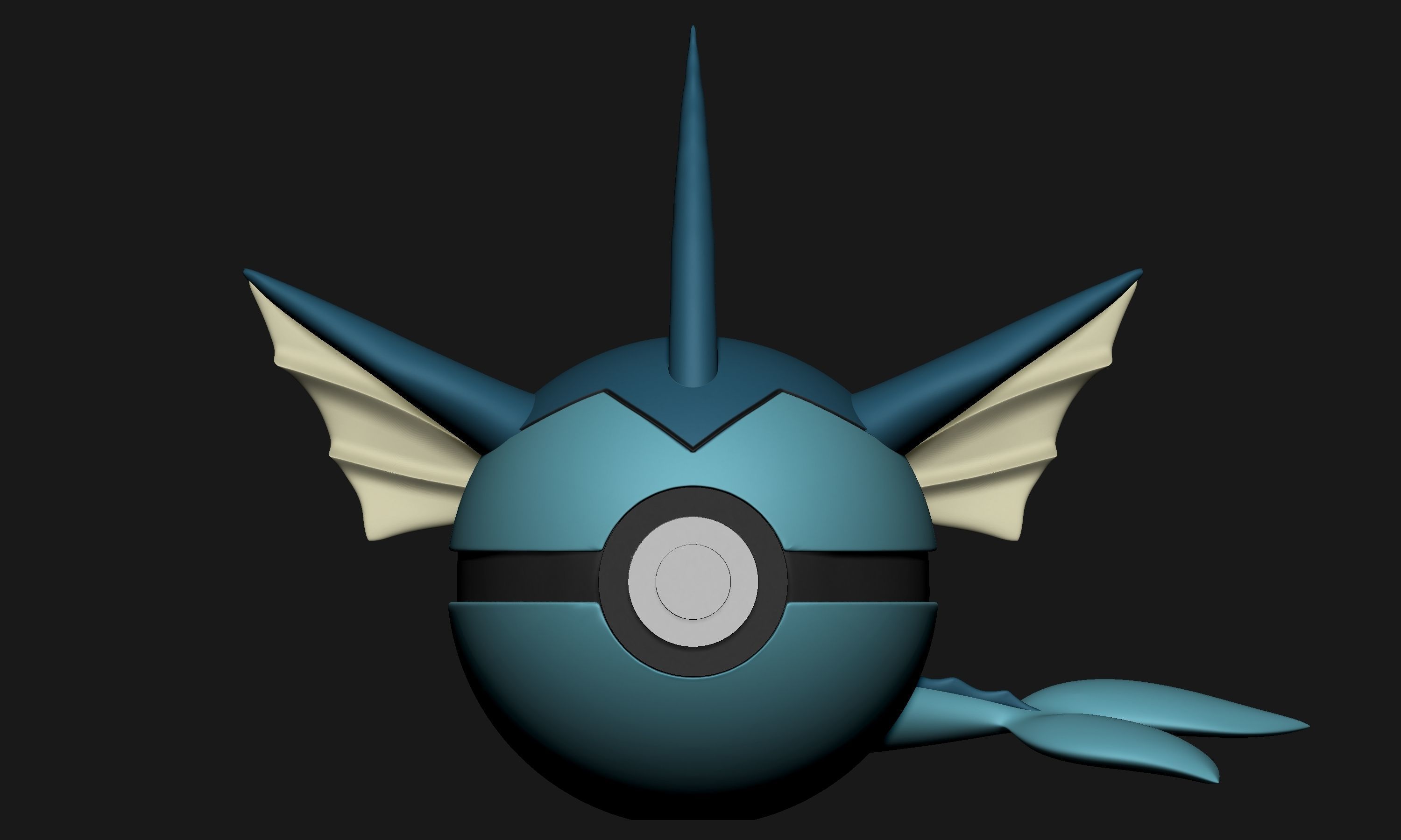 Pokemon Eeveelutions Pokeball 3D print model_6