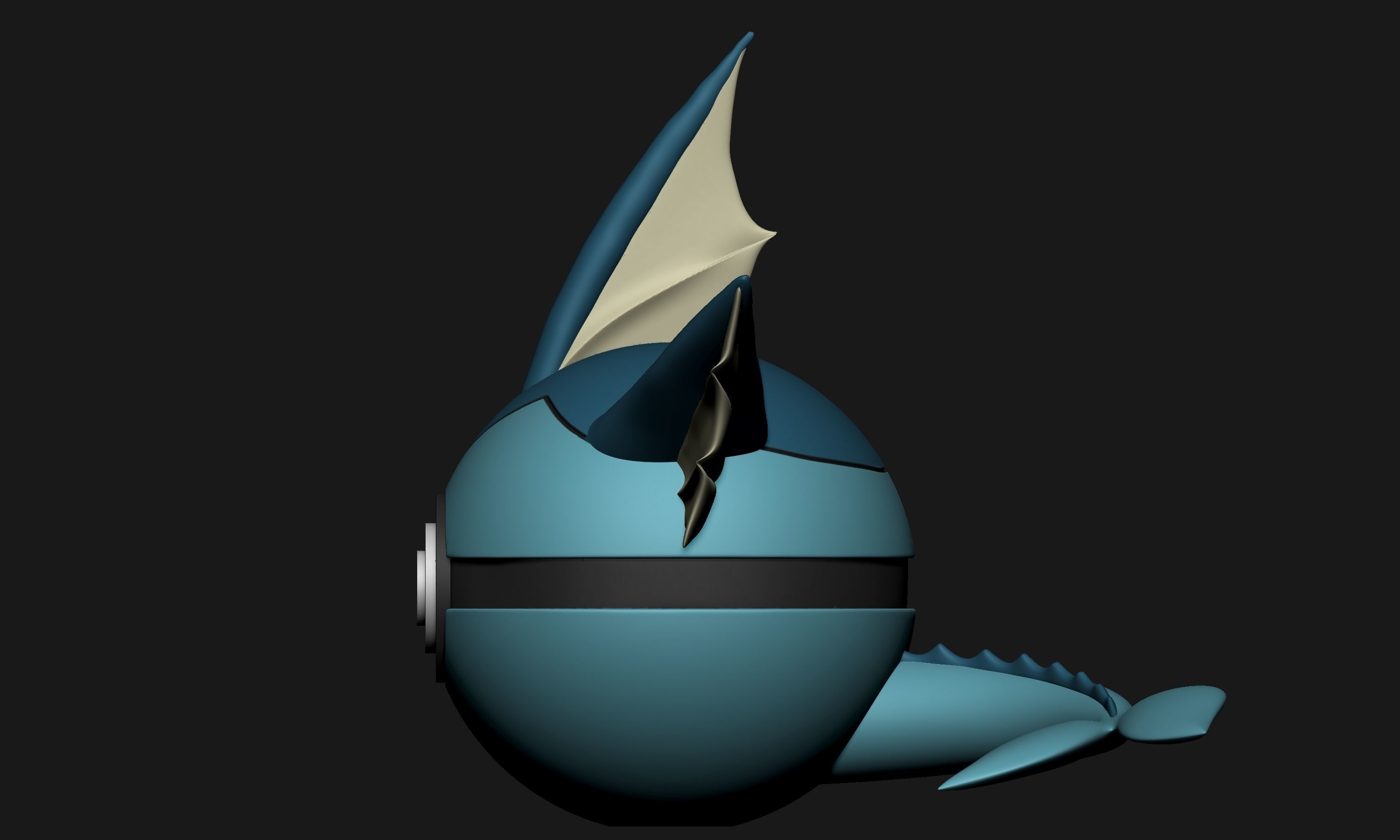 Pokemon Eeveelutions Pokeball 3D print model_9