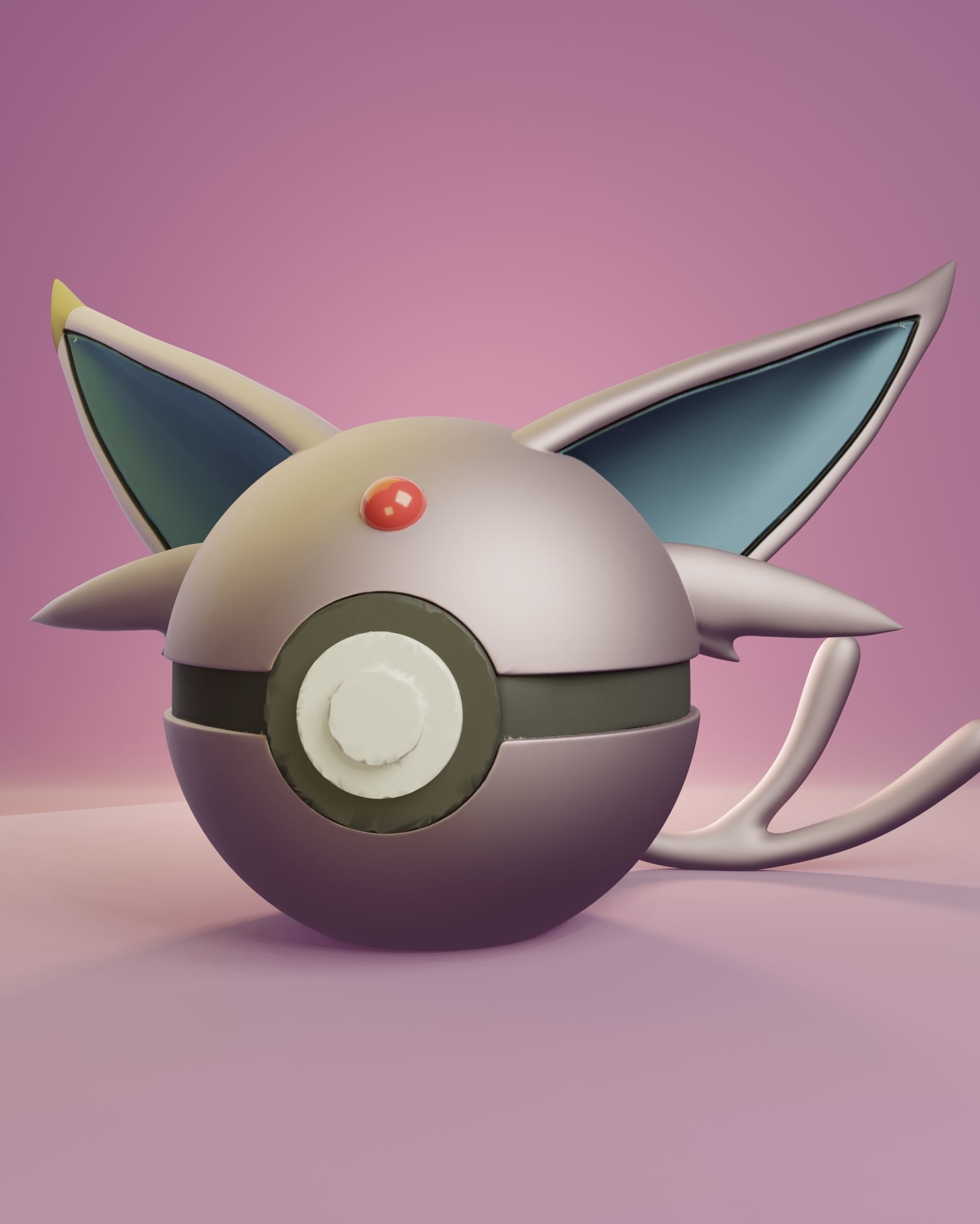 Pokemon Eeveelutions Pokeball 3D print model_20
