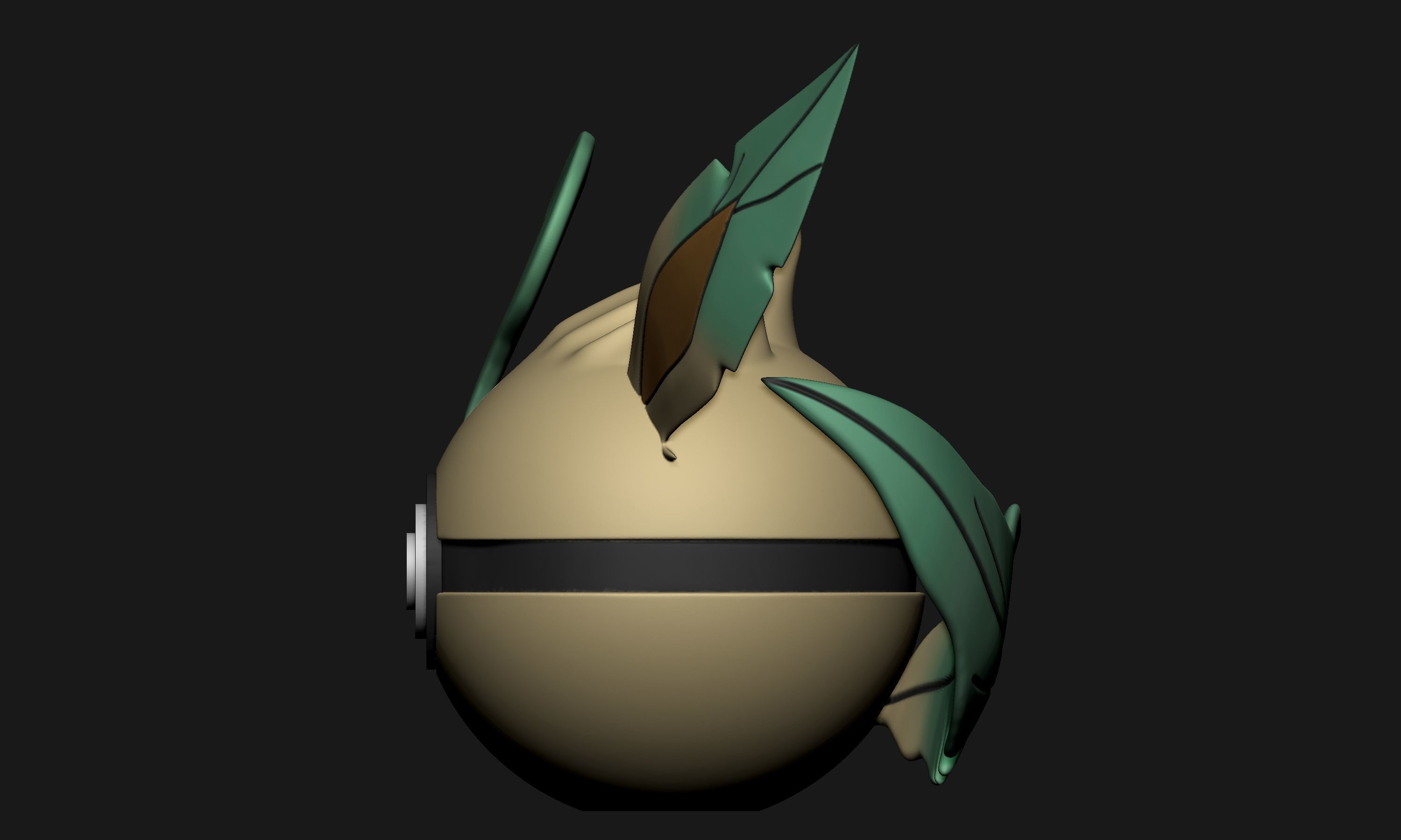 Pokemon Eeveelutions Pokeball 3D print model_38