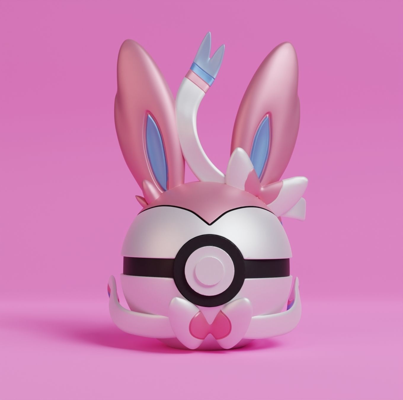 Pokemon Eeveelutions Pokeball 3D print model_40