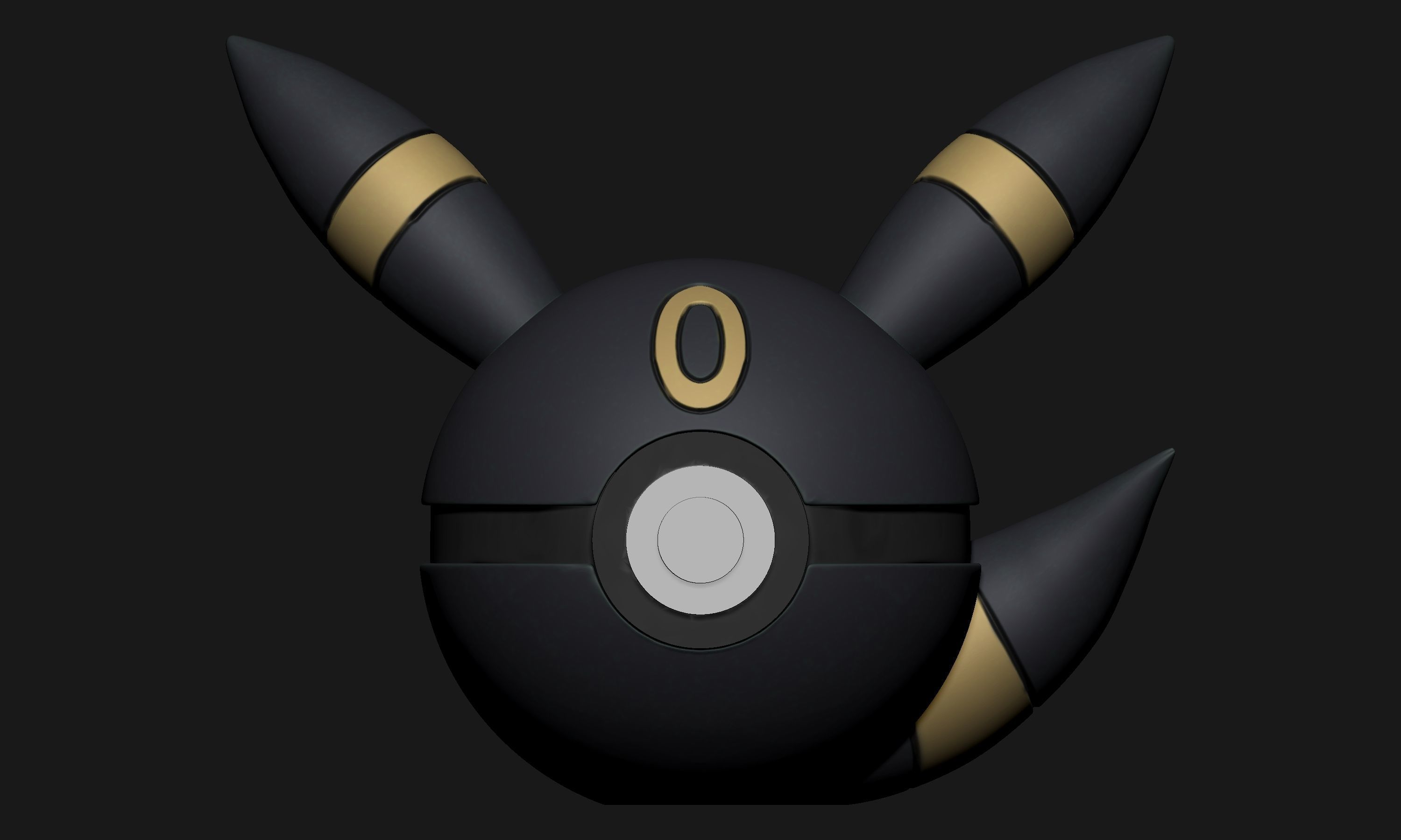 Pokemon Eeveelutions Pokeball 3D print model_27