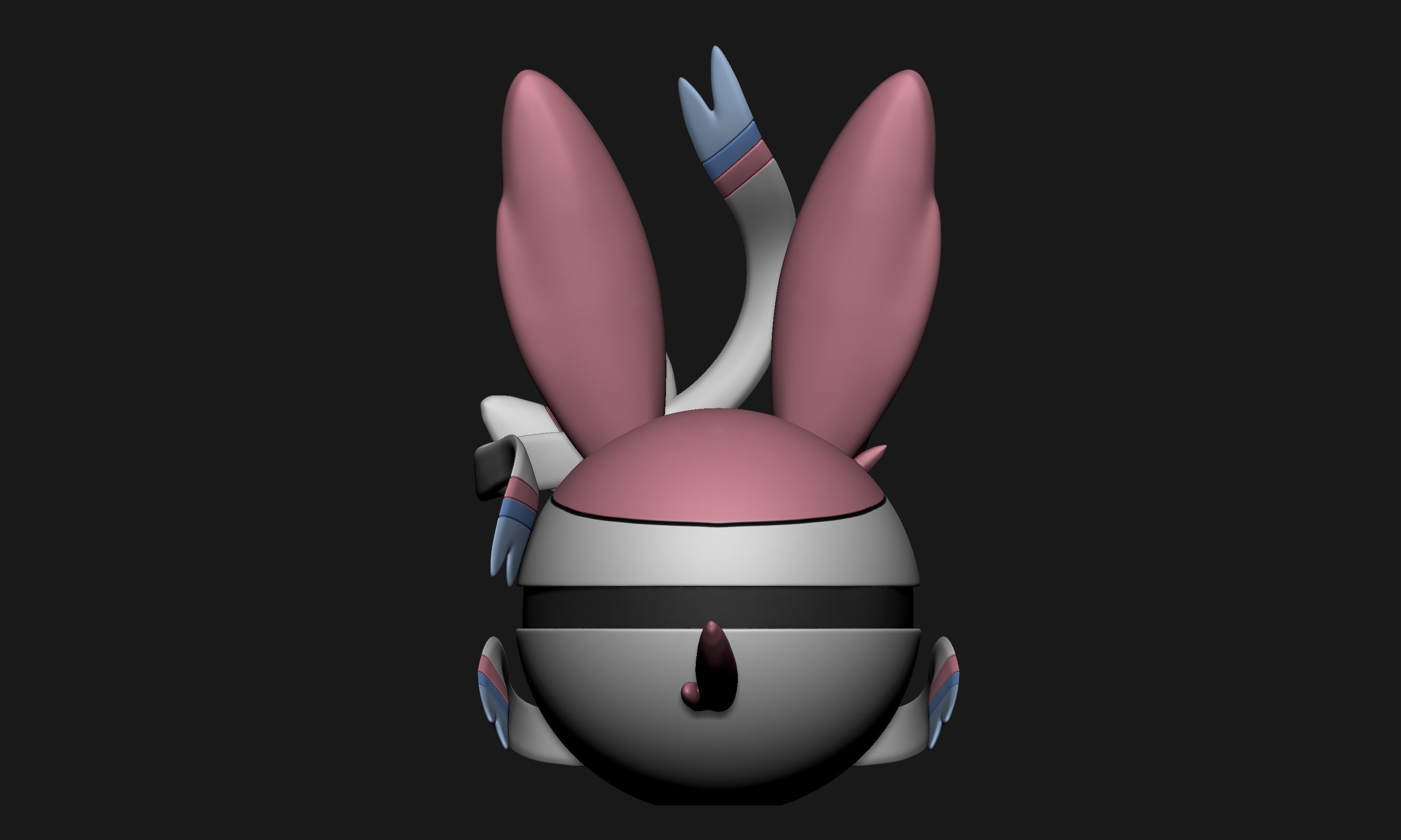 Pokemon Eeveelutions Pokeball 3D print model_44