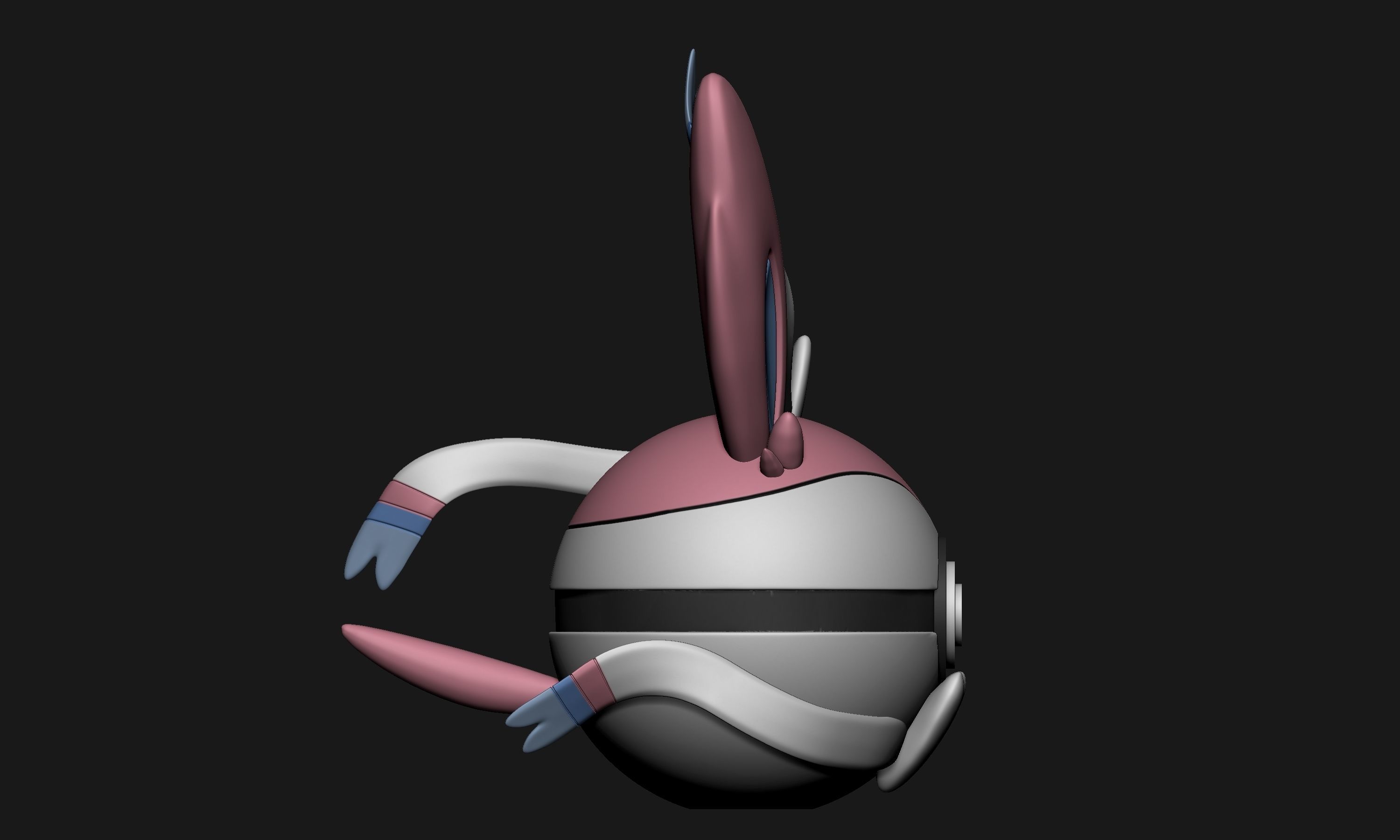 Pokemon Eeveelutions Pokeball 3D print model_42