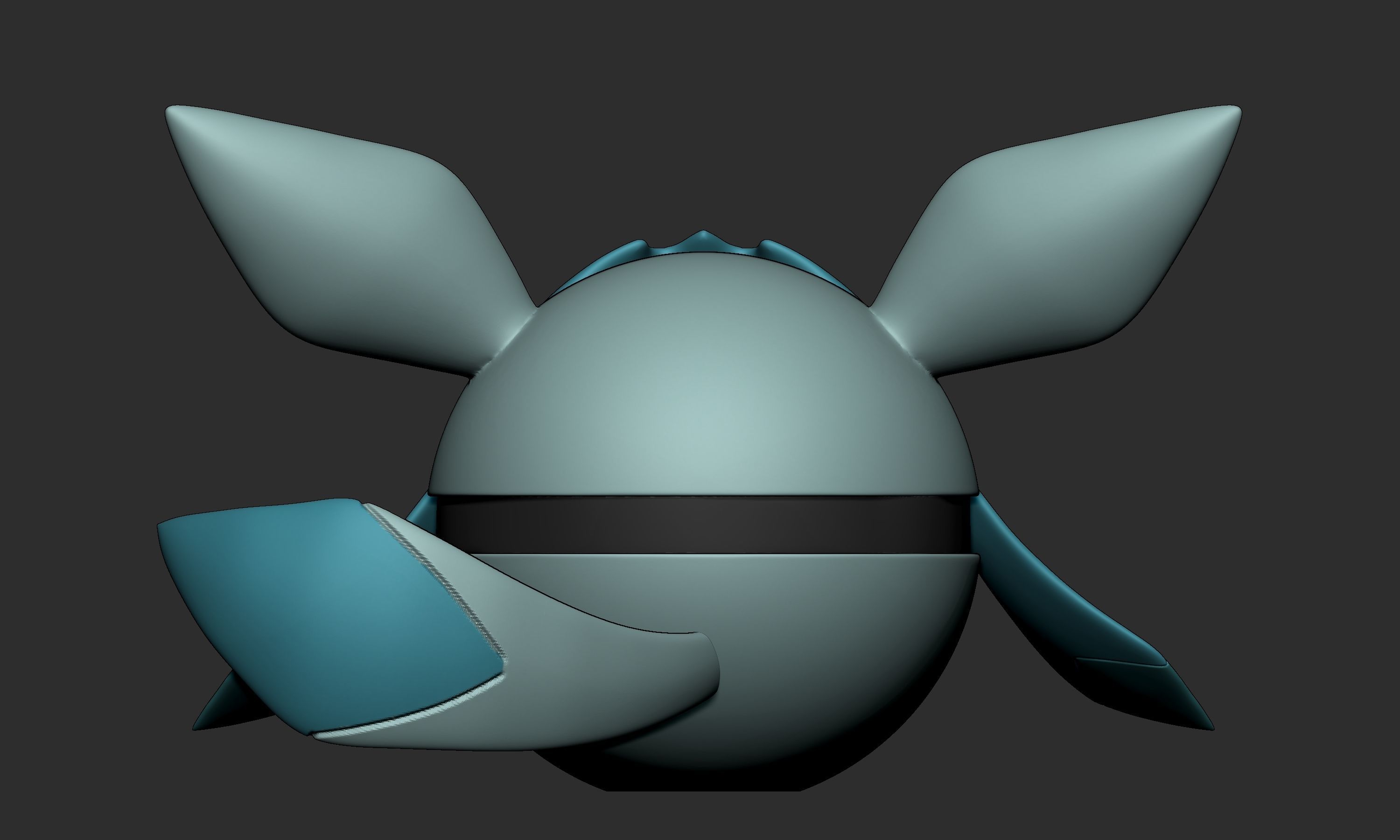 Pokemon Eeveelutions Pokeball 3D print model_33