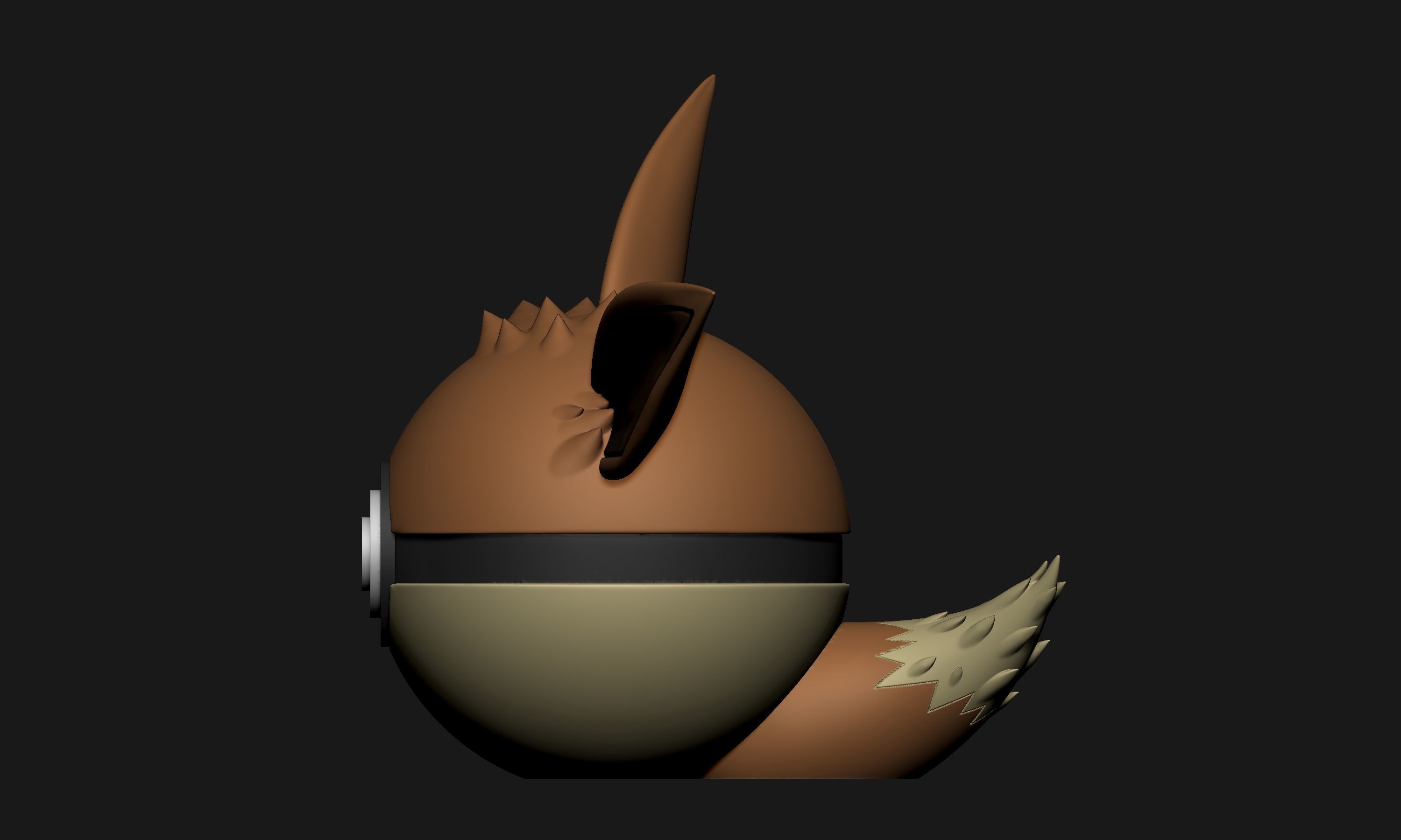 Pokemon Eeveelutions Pokeball 3D print model_17