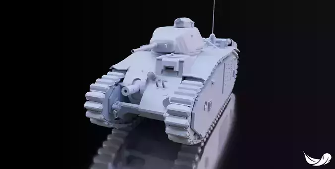 B1 TANK - 1-35 - 1-50 - 1-72 3D print model