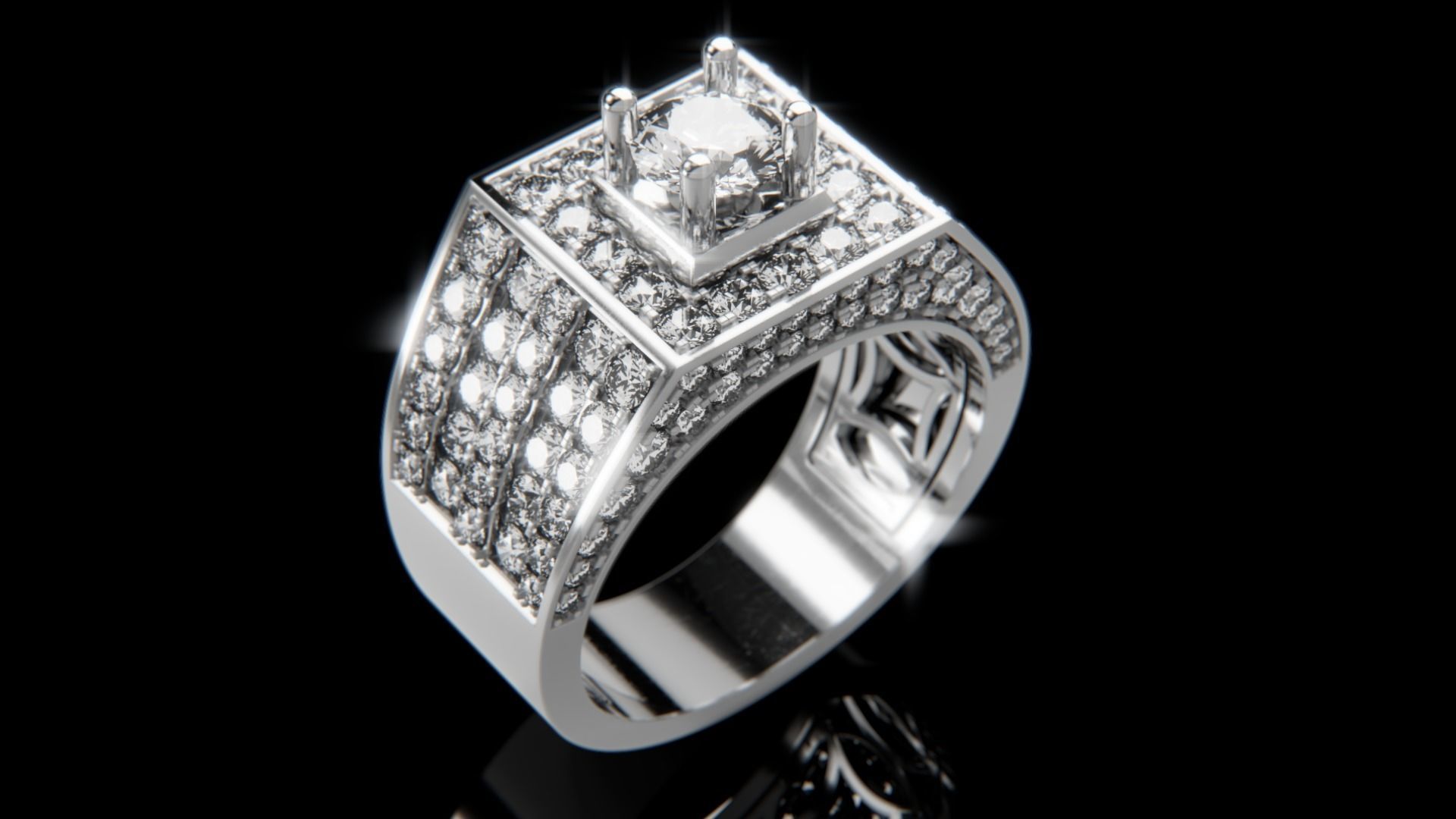 Men Ring 14 3D print model_1