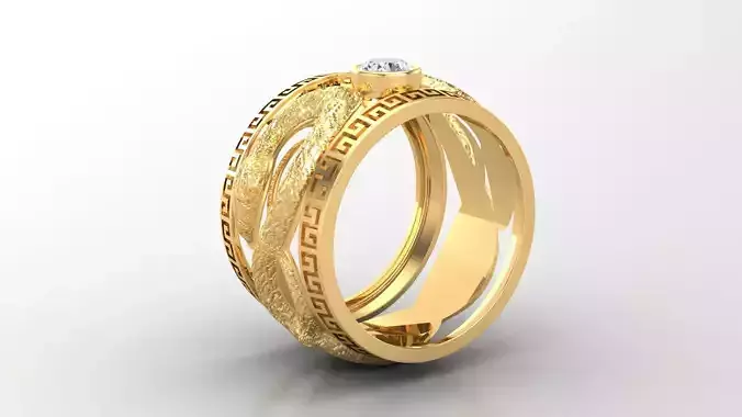 Diamond Man Ring Cad  MR  56