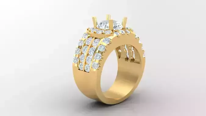 Diamond Man Ring Cad  MR  55