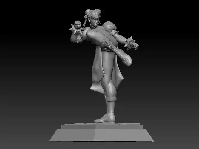 Chunli Street fighter For 3d printing