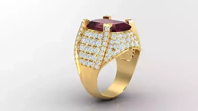 Diamond Man Ring Cad  MR  54