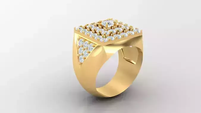 Diamond Man Ring Cad  MR  5