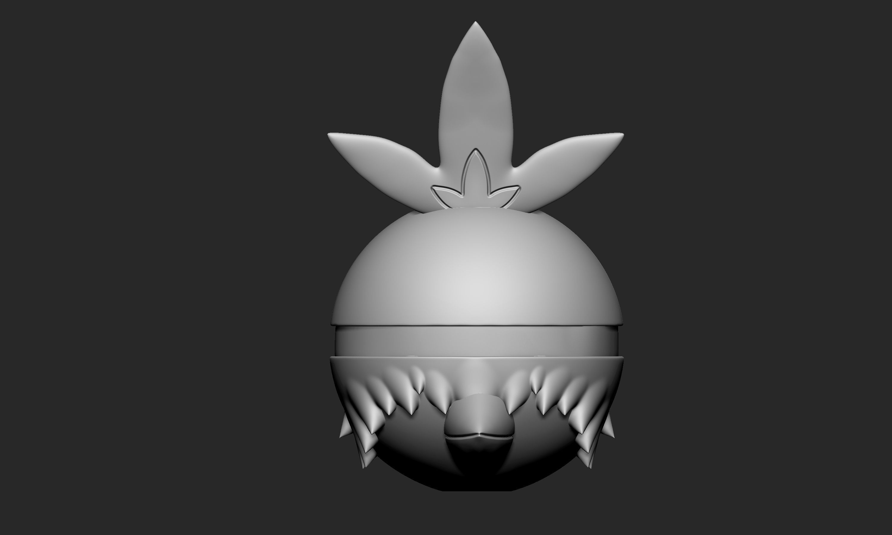 Pokemon Combusken Pokeball  3D print model_6