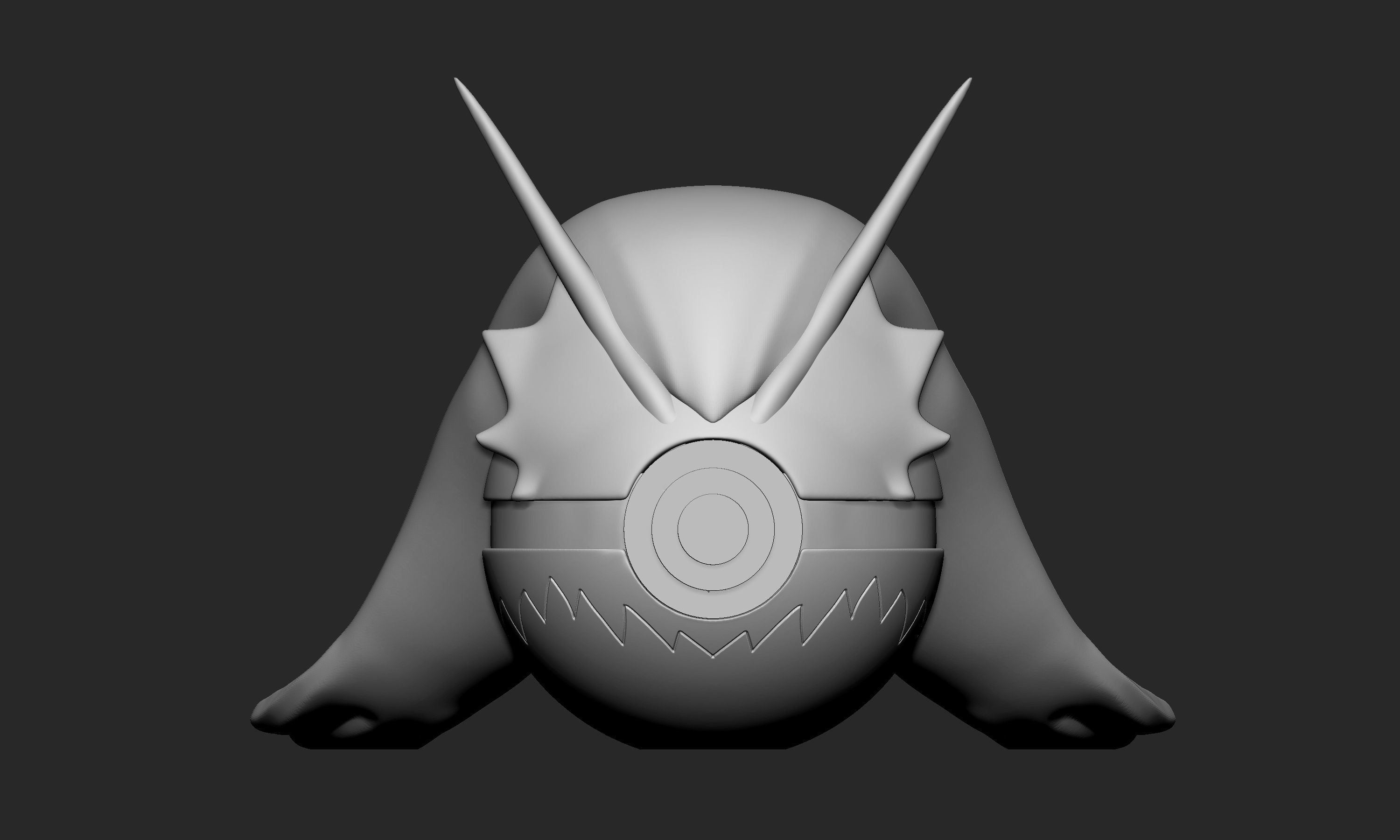 Pokemon Blaziken Pokeball 3D print model_2