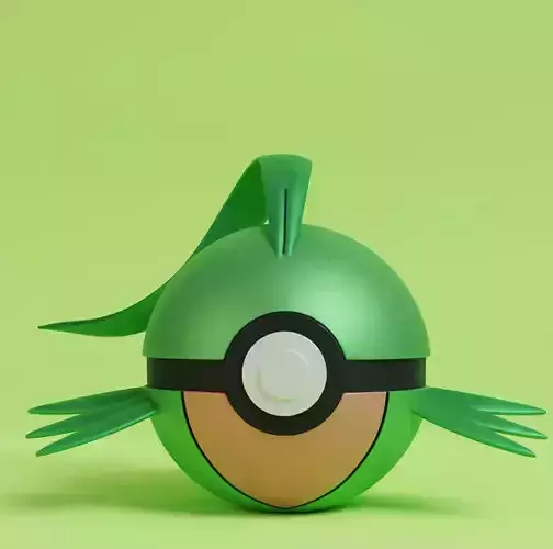Pokemon Grovyle Pokeball  3D print model