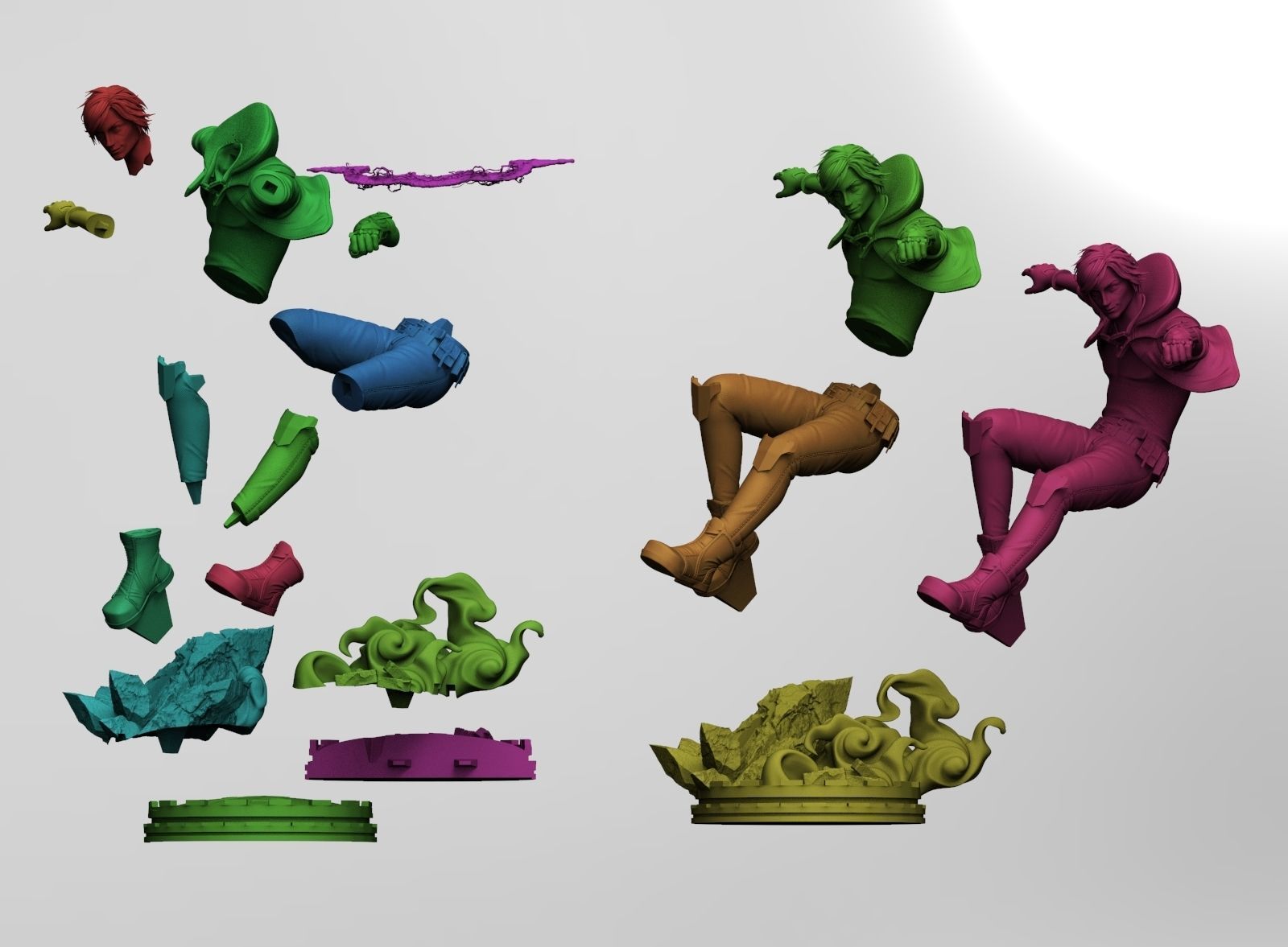 Ezreal - League of legends 3D print model_4