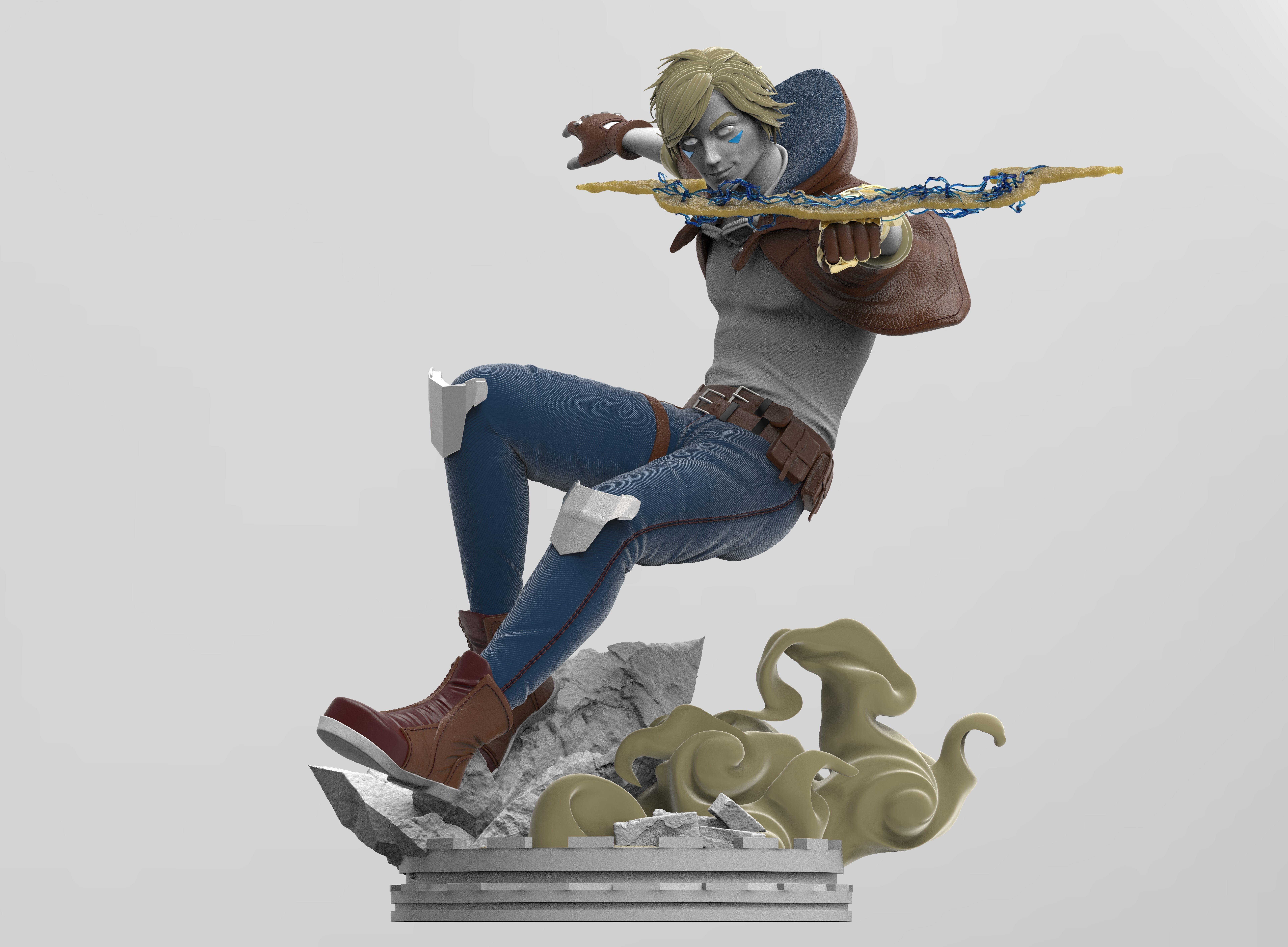 Ezreal - League of legends 3D print model_2