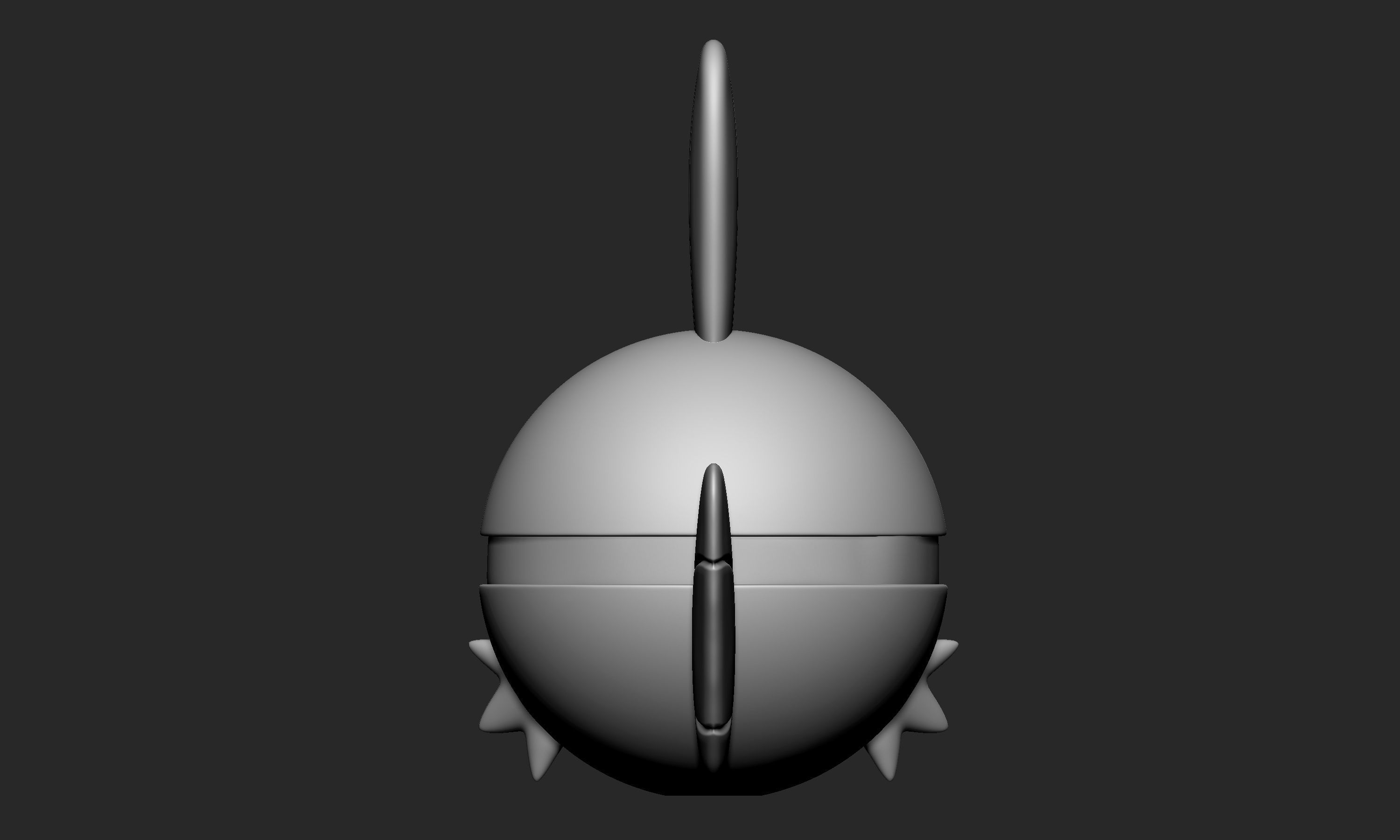 Pokemon Mudkip Pokeball  3D print model_6