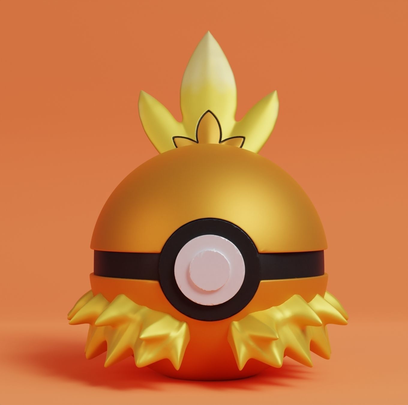 Pokemon Treecko Mudkip Torchic Pokeball 3D print model_7