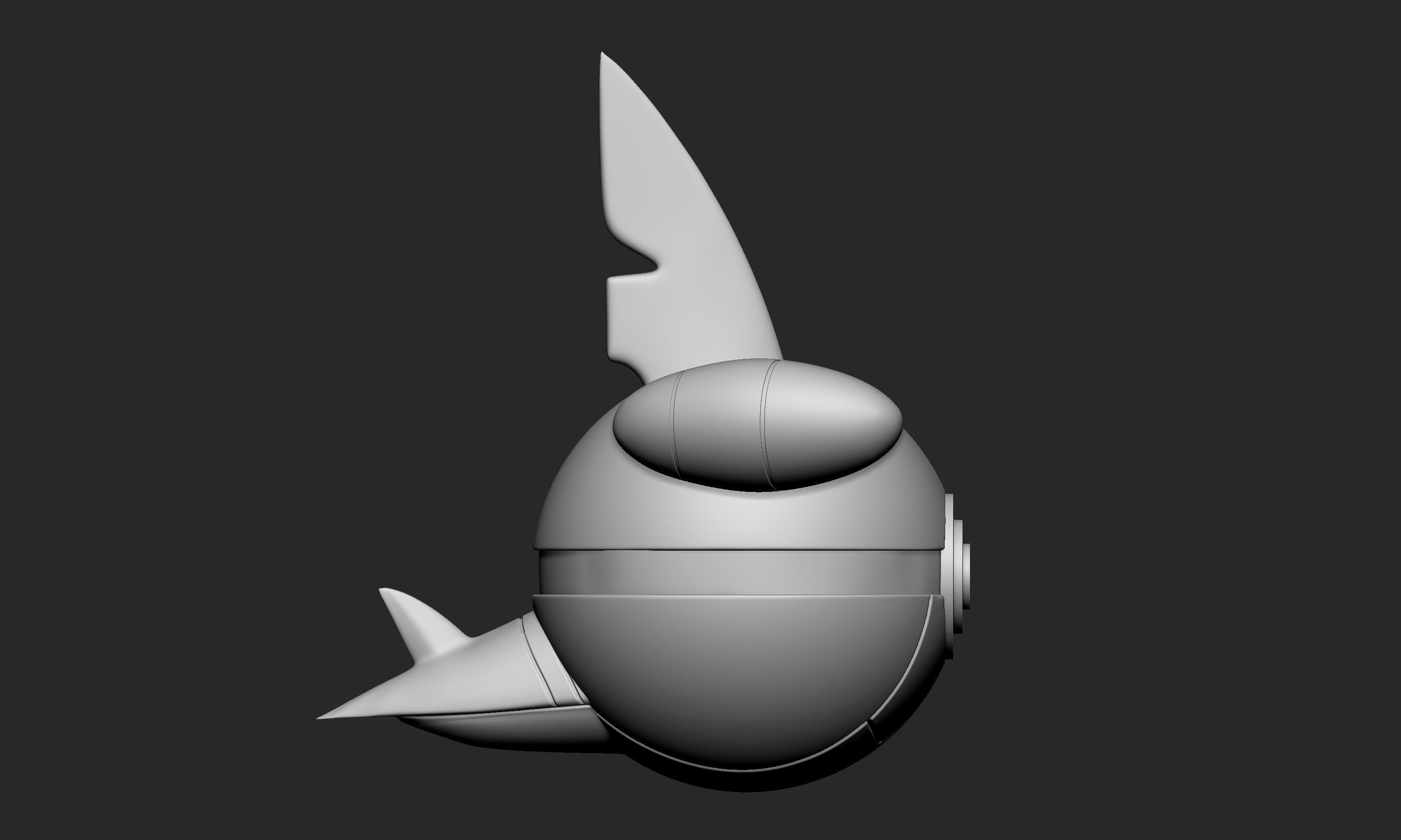 Pokemon Gabite Pokeball  3D print model_7